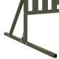 vidaXL Οθόνη Ιδιωτικότητας 100 x 50 x 180 εκ. Ατσάλι Λαδί