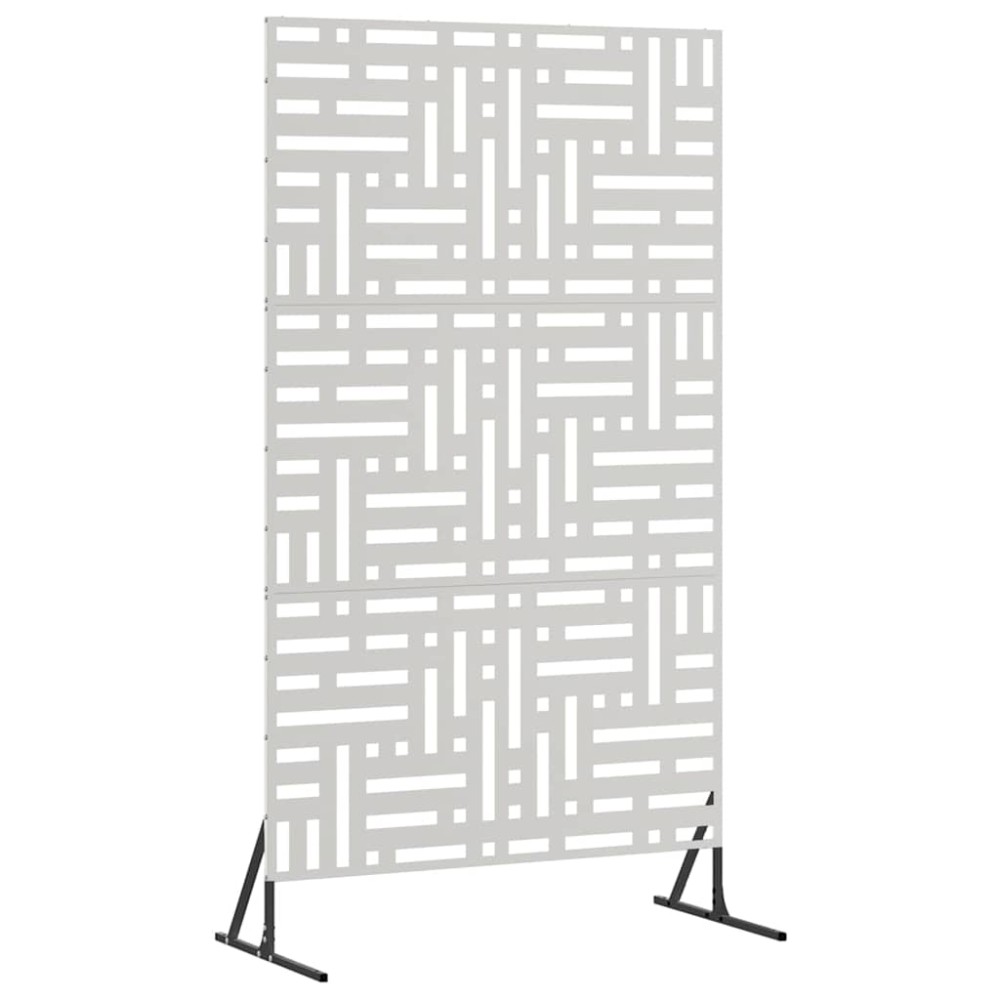 vidaXL Οθόνη Ιδιωτικότητας 100 x 50 x 180 εκ. Ανοξείδωτο Ατσάλι Ασημί
