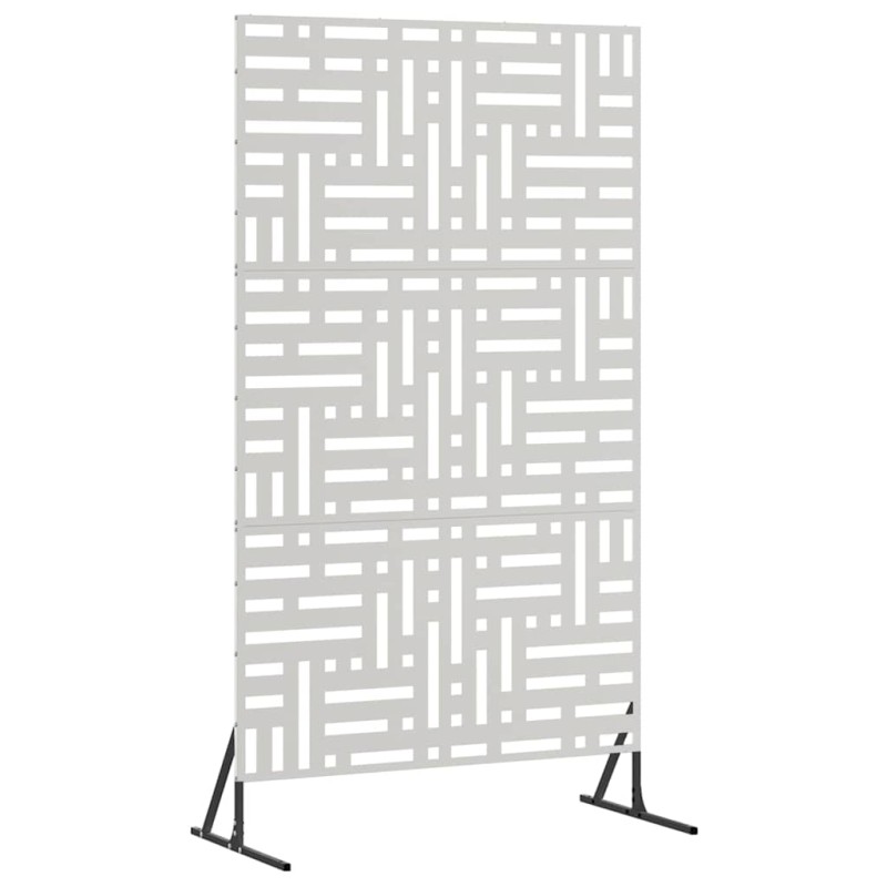 vidaXL Οθόνη Ιδιωτικότητας 100 x 50 x 180 εκ. Ανοξείδωτο Ατσάλι Ασημί