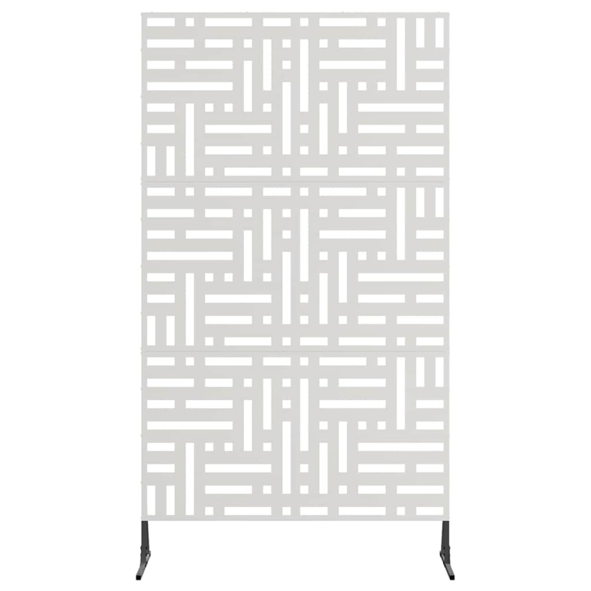 vidaXL Οθόνη Ιδιωτικότητας 100 x 50 x 180 εκ. Ανοξείδωτο Ατσάλι Ασημί