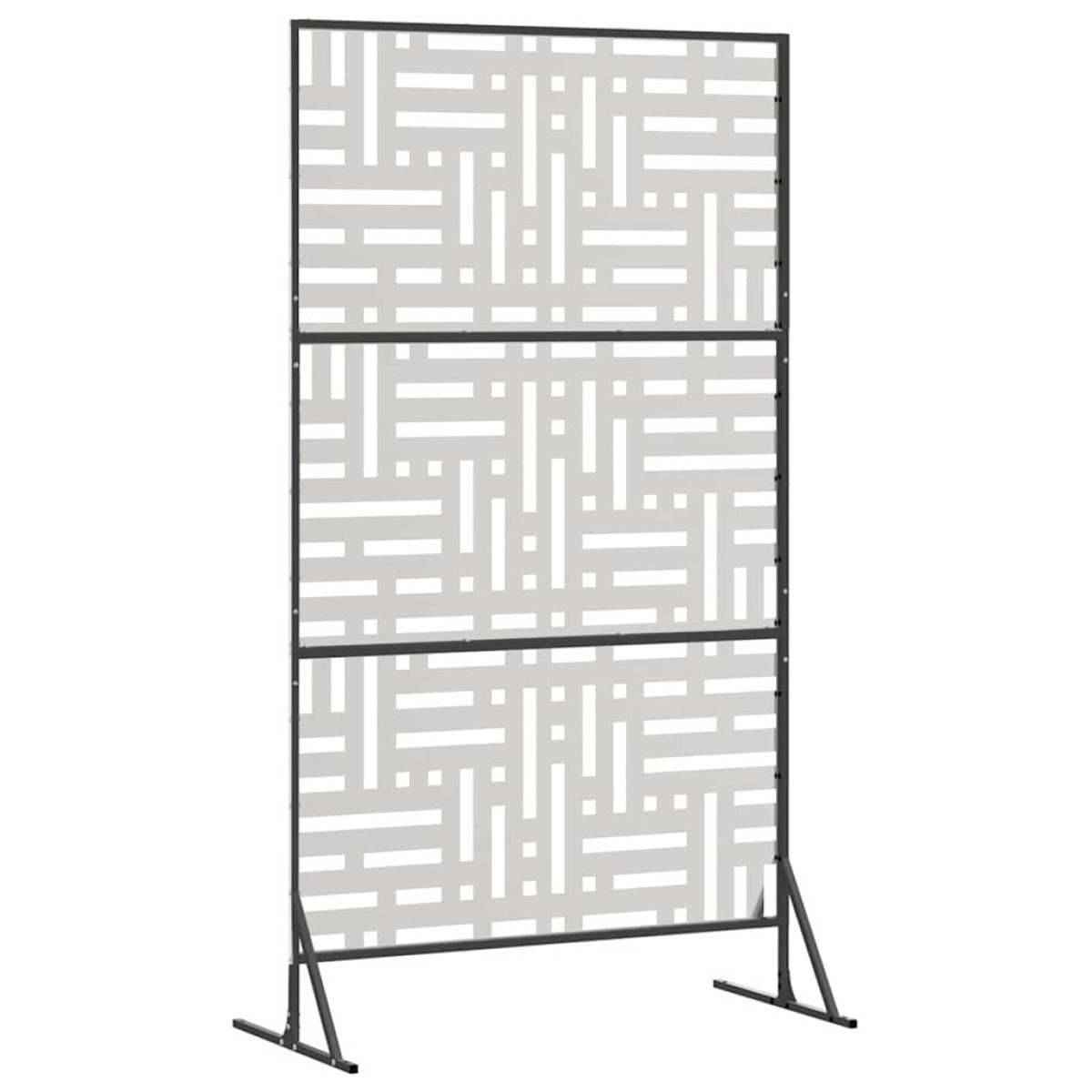 vidaXL Οθόνη Ιδιωτικότητας 100 x 50 x 180 εκ. Ανοξείδωτο Ατσάλι Ασημί