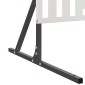 vidaXL Οθόνη Ιδιωτικότητας 100 x 50 x 180 εκ. Ανοξείδωτο Ατσάλι Ασημί