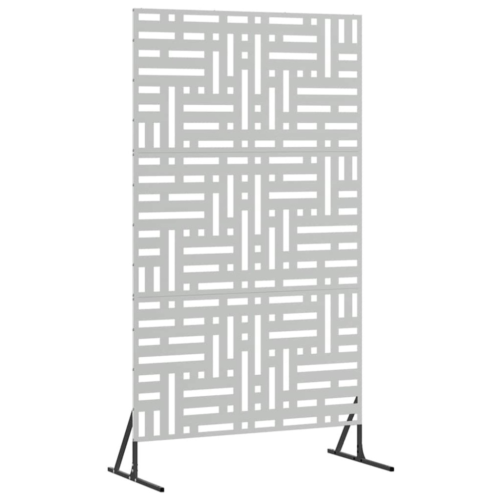 vidaXL Οθόνη Ιδιωτικότητας 100 x 50 x 180 εκ. Γαλβανισμένος Χάλυβας