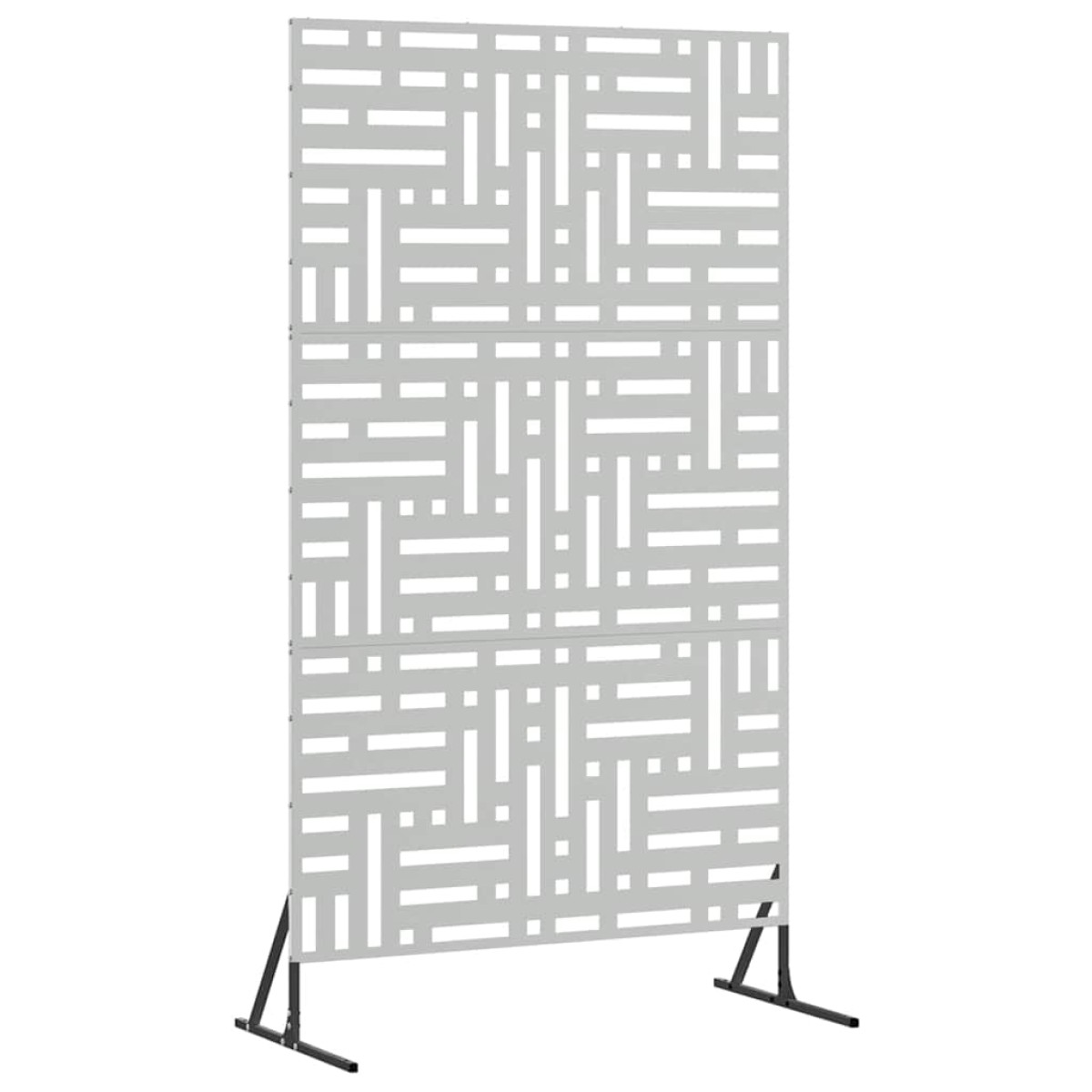 vidaXL Οθόνη Ιδιωτικότητας 100 x 50 x 180 εκ. Γαλβανισμένος Χάλυβας