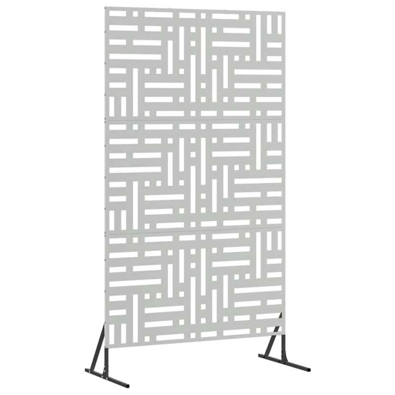 vidaXL Οθόνη Ιδιωτικότητας 100 x 50 x 180 εκ. Γαλβανισμένος Χάλυβας
