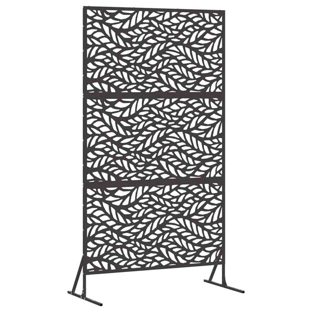 vidaXL Οθόνη Ιδιωτικότητας 100 x 50 x 180 εκ. Ατσάλι Μαύρο