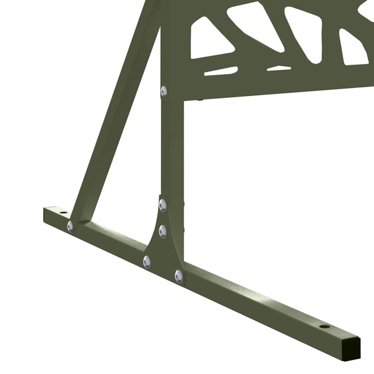 vidaXL Οθόνη Ιδιωτικότητας 100 x 50 x 180 εκ. Ατσάλι Λαδί