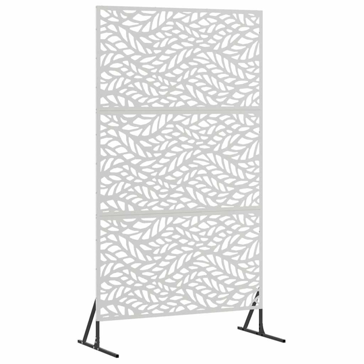 vidaXL Οθόνη Ιδιωτικότητας 100 x 50 x 180 εκ. Ανοξείδωτο Ατσάλι Ασημί