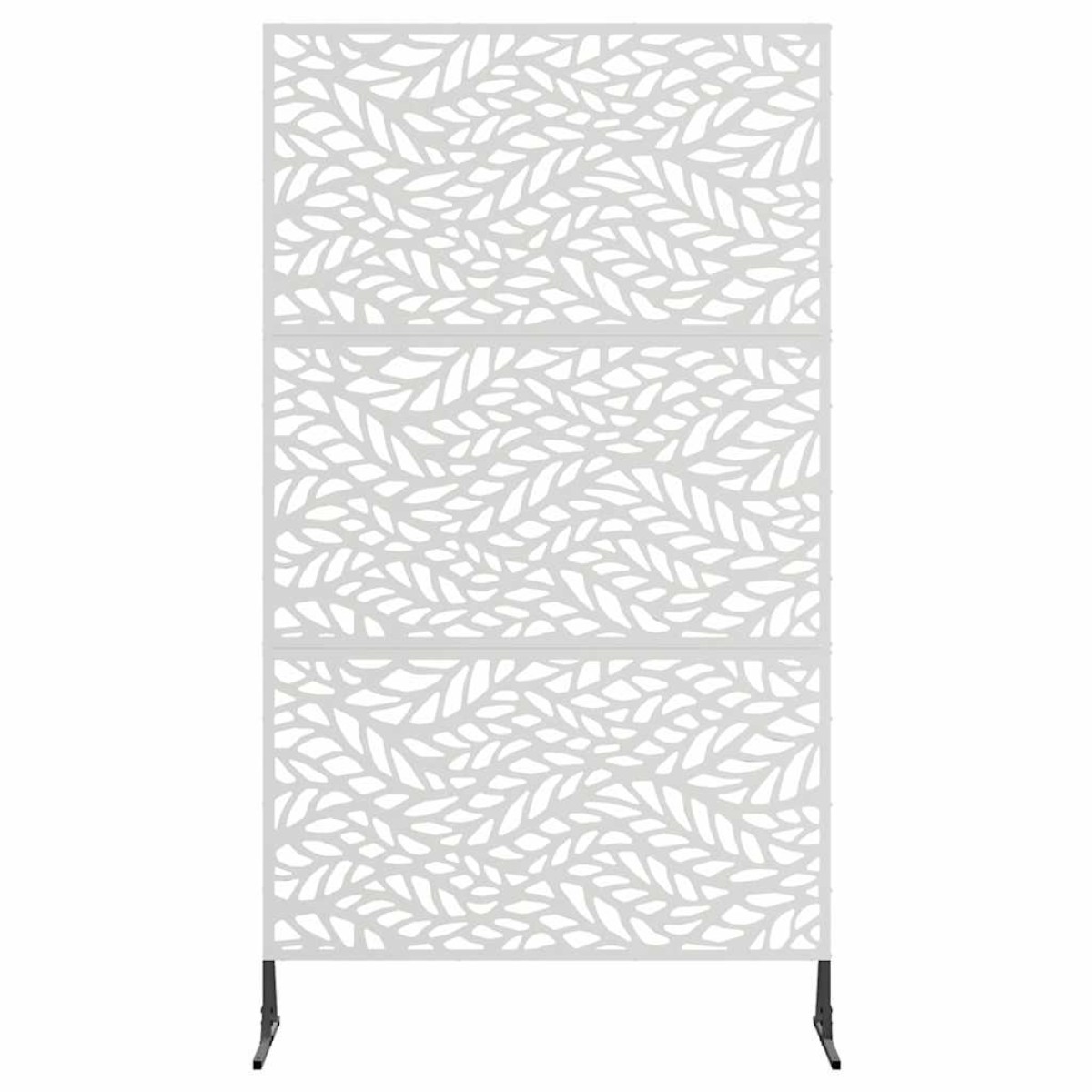 vidaXL Οθόνη Ιδιωτικότητας 100 x 50 x 180 εκ. Ανοξείδωτο Ατσάλι Ασημί