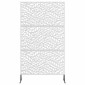 vidaXL Οθόνη Ιδιωτικότητας 100 x 50 x 180 εκ. Ανοξείδωτο Ατσάλι Ασημί