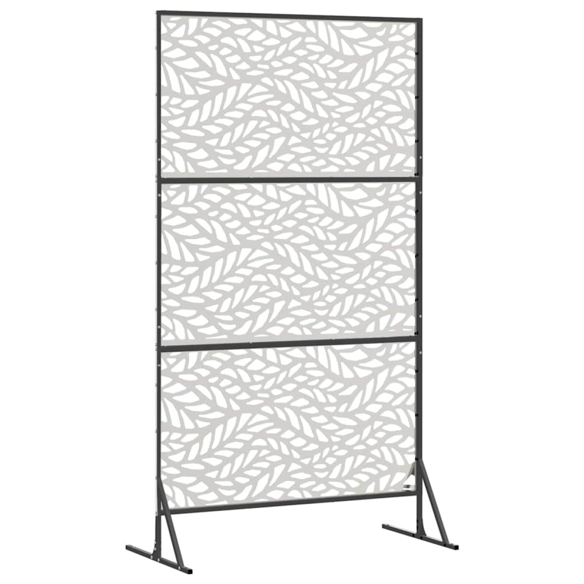 vidaXL Οθόνη Ιδιωτικότητας 100 x 50 x 180 εκ. Ανοξείδωτο Ατσάλι Ασημί
