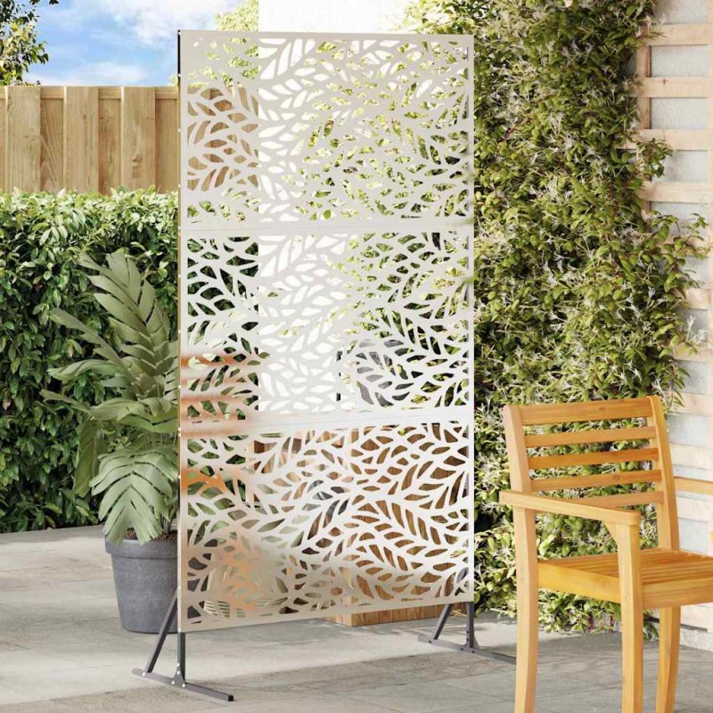 vidaXL Οθόνη Ιδιωτικότητας 100 x 50 x 180 εκ. Ανοξείδωτο Ατσάλι Ασημί