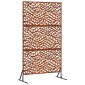 vidaXL Οθόνη Ιδιωτικότητας 100 x 50 x 180 εκ. Σκ rusty