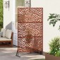 vidaXL Οθόνη Ιδιωτικότητας 100 x 50 x 180 εκ. Σκ rusty