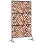 vidaXL Οθόνη Ιδιωτικότητας 100 x 50 x 180 εκ. Σκ rusty