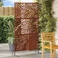 vidaXL Οθόνη Ιδιωτικότητας 100 x 50 x 180 εκ. Σκ rusty