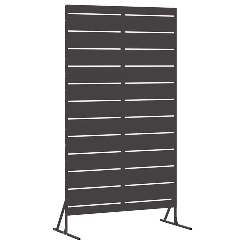 vidaXL Οθόνη Ιδιωτικότητας 100 x 50 x 180 εκ. Ατσάλι Μαύρο