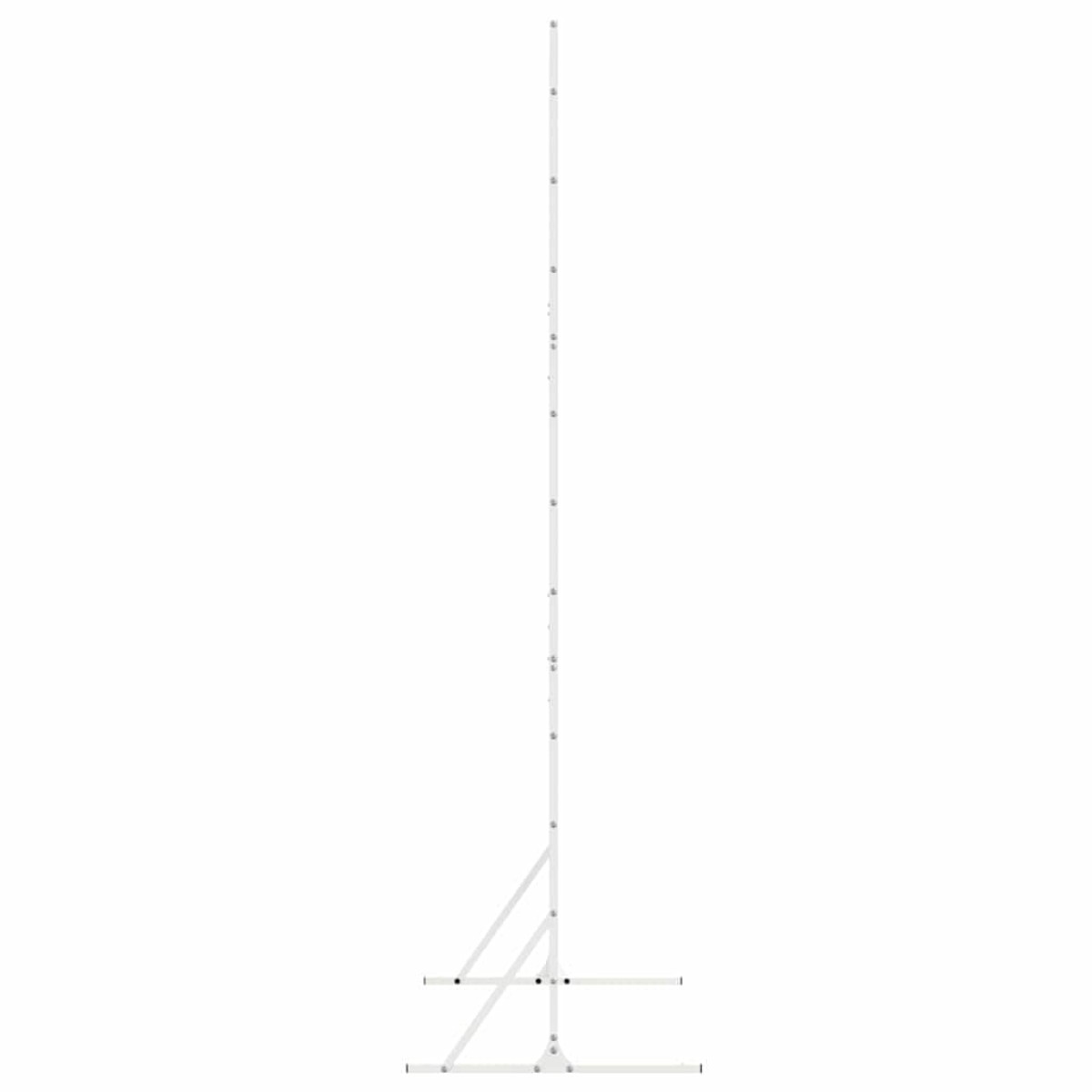 vidaXL Οθόνη Ιδιωτικότητας 100 x 50 x 180 εκ. Ατσάλι Λευκό