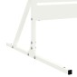 vidaXL Οθόνη Ιδιωτικότητας 100 x 50 x 180 εκ. Ατσάλι Λευκό