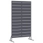 vidaXL Οθόνη Ιδιωτικότητας 100 x 50 x 180 εκ. Ατσάλι Ανθρακί