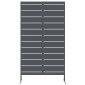 vidaXL Οθόνη Ιδιωτικότητας 100 x 50 x 180 εκ. Ατσάλι Ανθρακί
