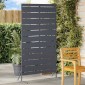 vidaXL Οθόνη Ιδιωτικότητας 100 x 50 x 180 εκ. Ατσάλι Ανθρακί