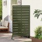 vidaXL Οθόνη Ιδιωτικότητας 100 x 50 x 180 εκ. Ατσάλι Λαδί
