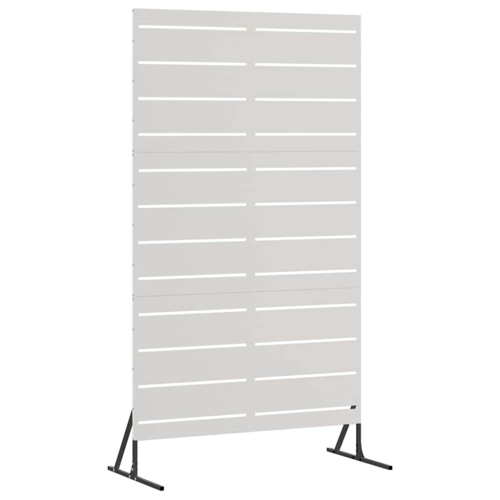 vidaXL Οθόνη Ιδιωτικότητας 100 x 50 x 180 εκ. Ανοξείδωτο Ατσάλι Ασημί