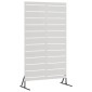 vidaXL Οθόνη Ιδιωτικότητας 100 x 50 x 180 εκ. Ανοξείδωτο Ατσάλι Ασημί