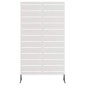 vidaXL Οθόνη Ιδιωτικότητας 100 x 50 x 180 εκ. Ανοξείδωτο Ατσάλι Ασημί