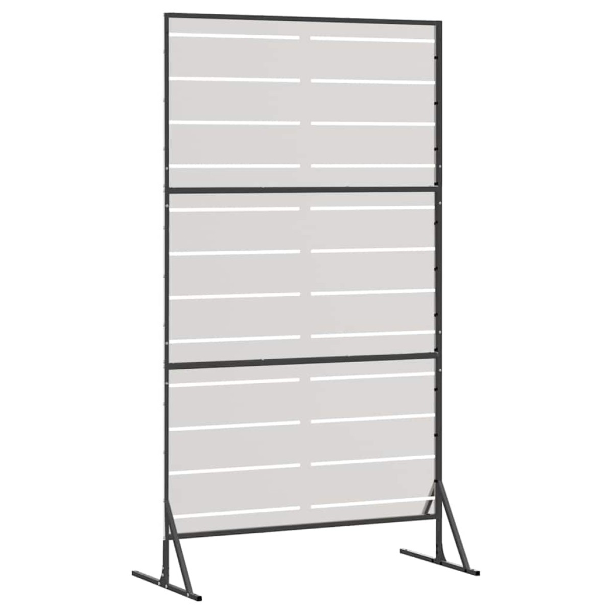 vidaXL Οθόνη Ιδιωτικότητας 100 x 50 x 180 εκ. Ανοξείδωτο Ατσάλι Ασημί