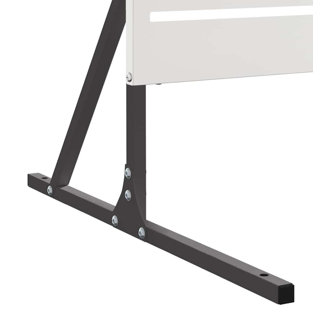 vidaXL Οθόνη Ιδιωτικότητας 100 x 50 x 180 εκ. Ανοξείδωτο Ατσάλι Ασημί
