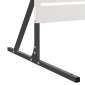 vidaXL Οθόνη Ιδιωτικότητας 100 x 50 x 180 εκ. Ανοξείδωτο Ατσάλι Ασημί