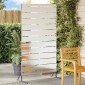 vidaXL Οθόνη Ιδιωτικότητας 100 x 50 x 180 εκ. Ανοξείδωτο Ατσάλι Ασημί