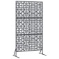 vidaXL Οθόνη Ιδιωτικότητας 100 x 50 x 180 εκ. Ατσάλι Ανθρακί
