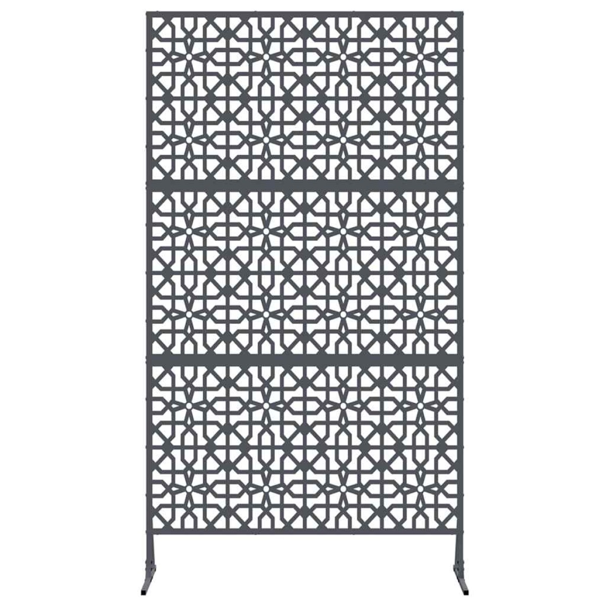 vidaXL Οθόνη Ιδιωτικότητας 100 x 50 x 180 εκ. Ατσάλι Ανθρακί