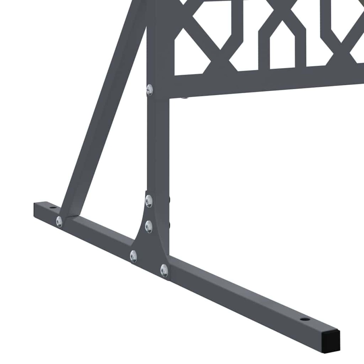 vidaXL Οθόνη Ιδιωτικότητας 100 x 50 x 180 εκ. Ατσάλι Ανθρακί