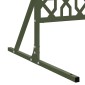 vidaXL Οθόνη Ιδιωτικότητας 100 x 50 x 180 εκ. Ατσάλι Λαδί