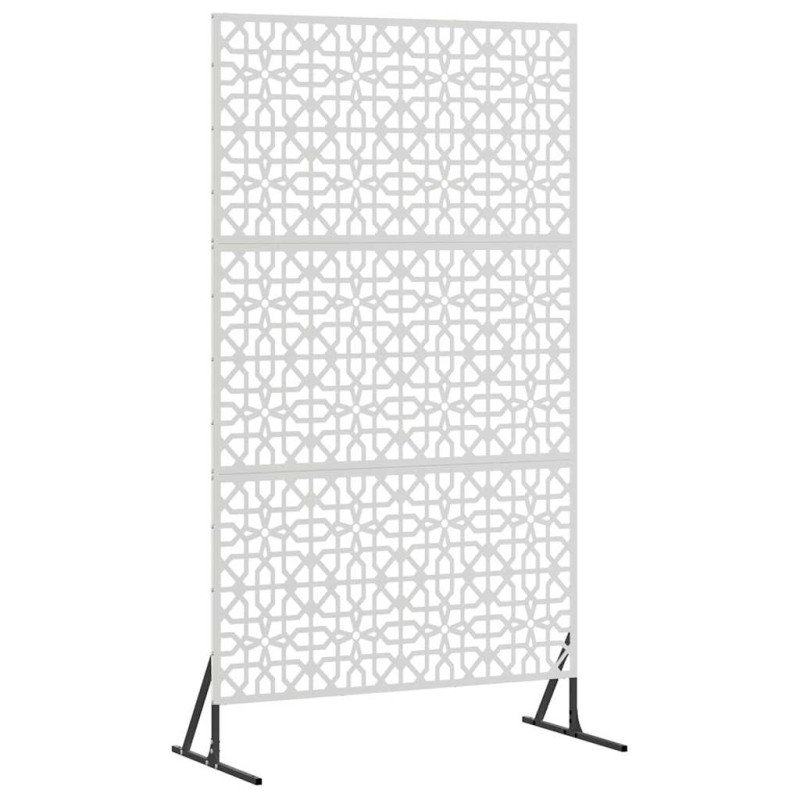 vidaXL Οθόνη Ιδιωτικότητας 100 x 50 x 180 εκ. Ανοξείδωτο Ατσάλι Ασημί