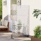 vidaXL Οθόνη Ιδιωτικότητας 100 x 50 x 180 εκ. Ανοξείδωτο Ατσάλι Ασημί