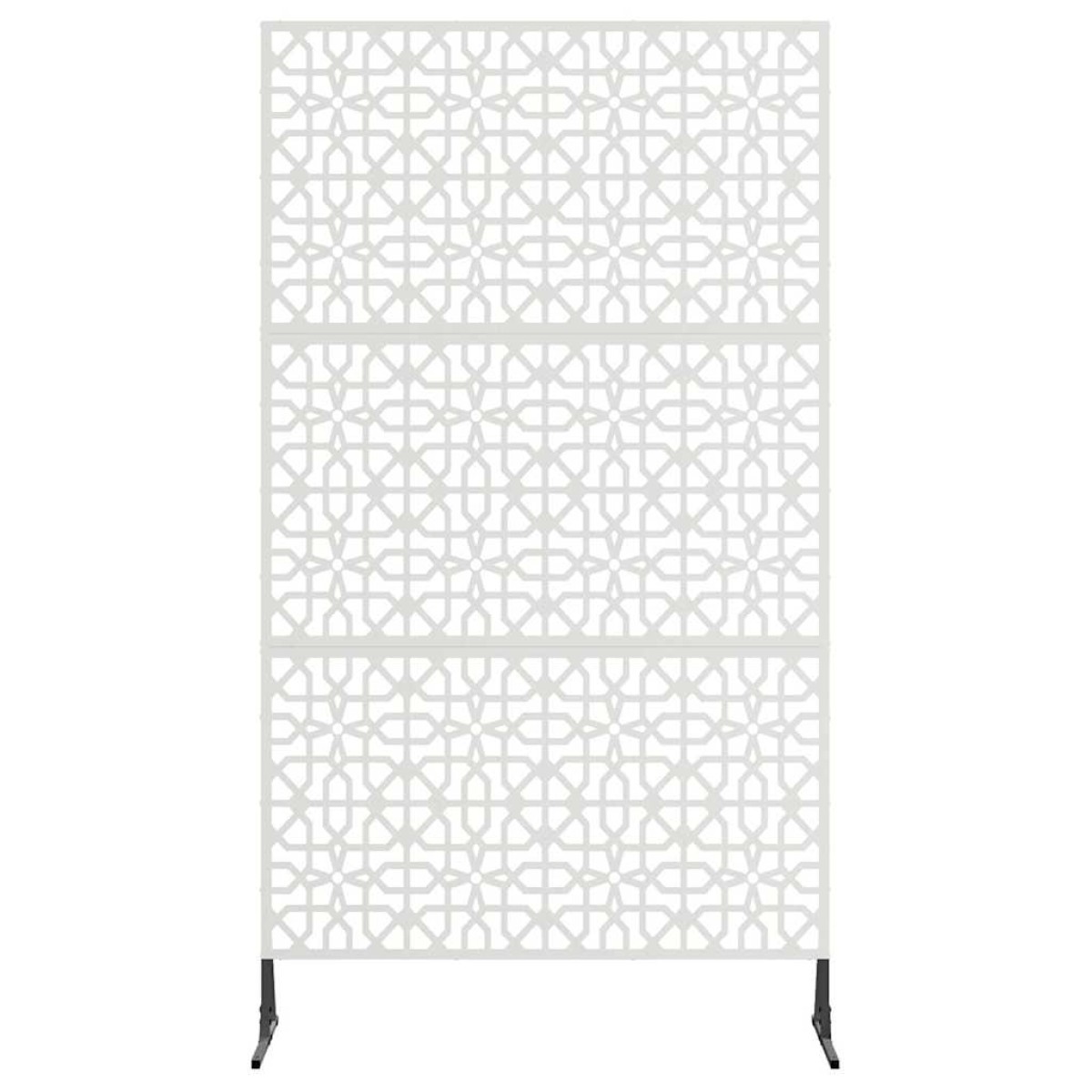 vidaXL Οθόνη Ιδιωτικότητας 100 x 50 x 180 εκ. Ανοξείδωτο Ατσάλι Ασημί