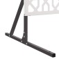 vidaXL Οθόνη Ιδιωτικότητας 100 x 50 x 180 εκ. Ανοξείδωτο Ατσάλι Ασημί