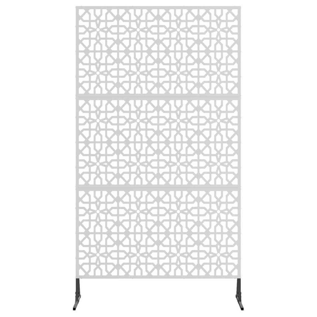 vidaXL Οθόνη Ιδιωτικότητας 100 x 50 x 180 εκ. Γαλβανισμένος Χάλυβας