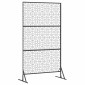 vidaXL Οθόνη Ιδιωτικότητας 100 x 50 x 180 εκ. Γαλβανισμένος Χάλυβας