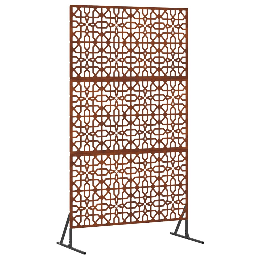 vidaXL Οθόνη Ιδιωτικότητας 100 x 50 x 180 εκ. Σκ rusty