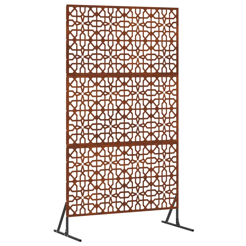 vidaXL Οθόνη Ιδιωτικότητας 100 x 50 x 180 εκ. Σκ rusty