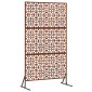 vidaXL Οθόνη Ιδιωτικότητας 100 x 50 x 180 εκ. Σκ rusty