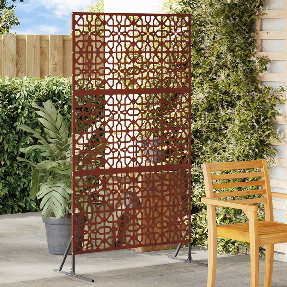 vidaXL Οθόνη Ιδιωτικότητας 100 x 50 x 180 εκ. Σκ rusty