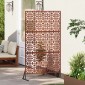 vidaXL Οθόνη Ιδιωτικότητας 100 x 50 x 180 εκ. Σκ rusty