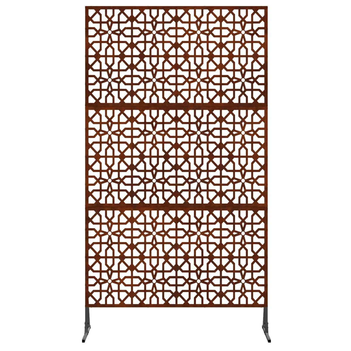 vidaXL Οθόνη Ιδιωτικότητας 100 x 50 x 180 εκ. Σκ rusty